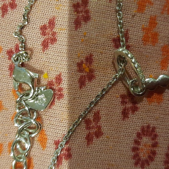 NEW AUTHENTIC "INSIGNE" SWAROVSKI STERLING SILVER CZ WEDDING CROSS NECKLACE - Picture 3 of 7